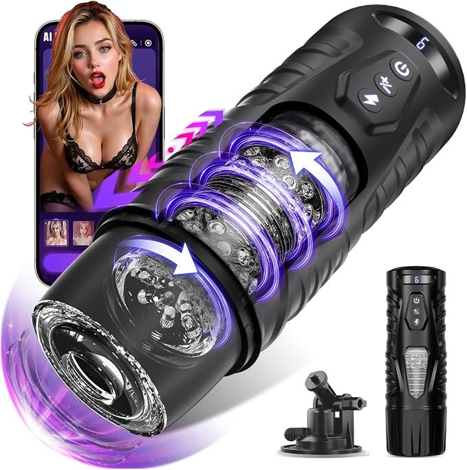 Automatic Male Masturbator White Device